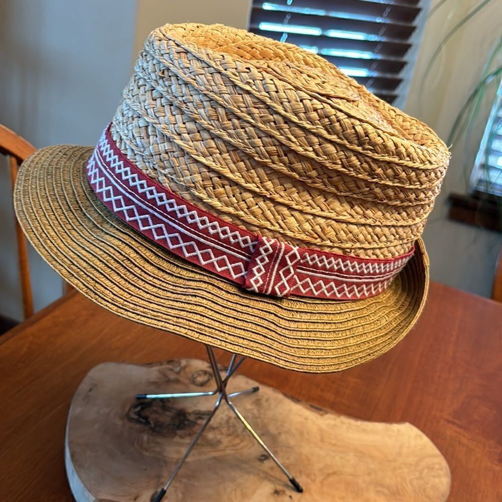 Daniel Cremieux Paper/Straw Fedora Hat - L/XL